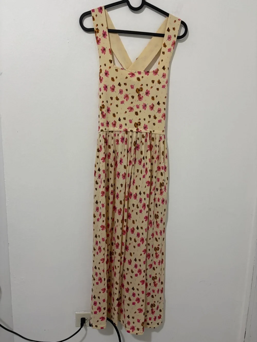 NWT Zara Floral Slinky Midi Dress Women Size Small - Picture 2 of 7